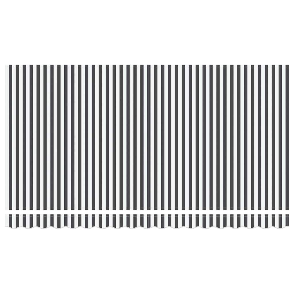 Markiseramme Anthracit og hvid 400 x 200 cm