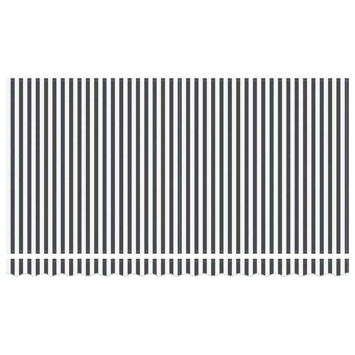 Markiseramme Anthracit og hvid 400 x 200 cm