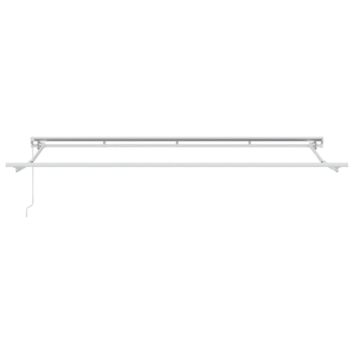 Markiseramme Anthracit og hvid 400 x 200 cm