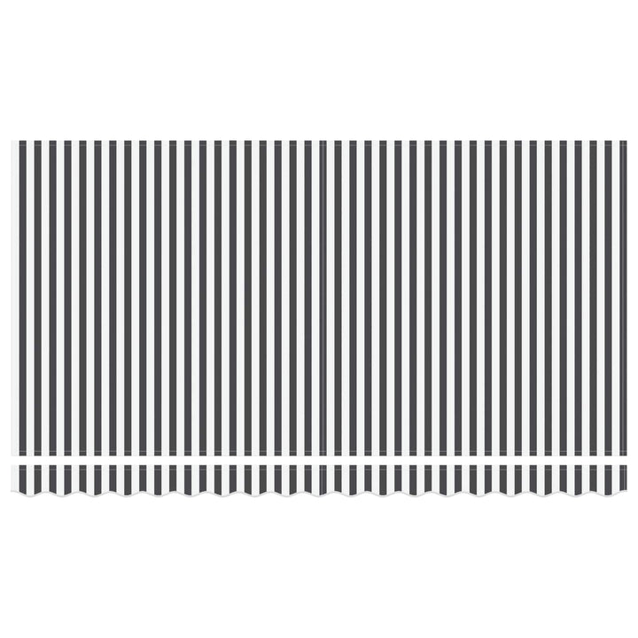 Utrækkelig Markise Antracit 400 x 200 cm Stof