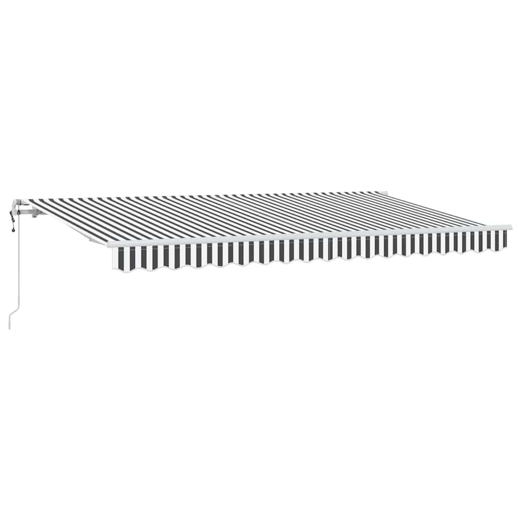 Utrækkelig Markise Antracit 400 x 200 cm Stof