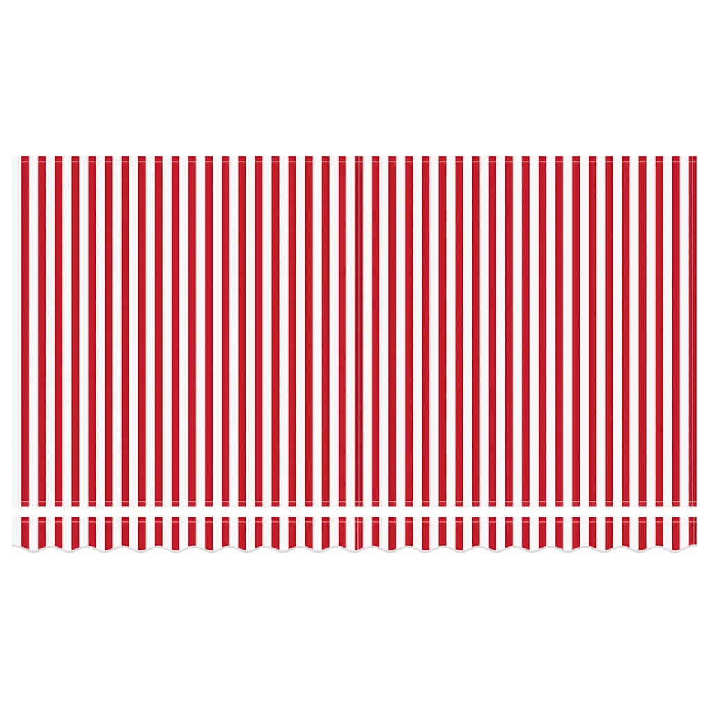 Utrækkelig Markise Rød 400 x 200 cm Stof