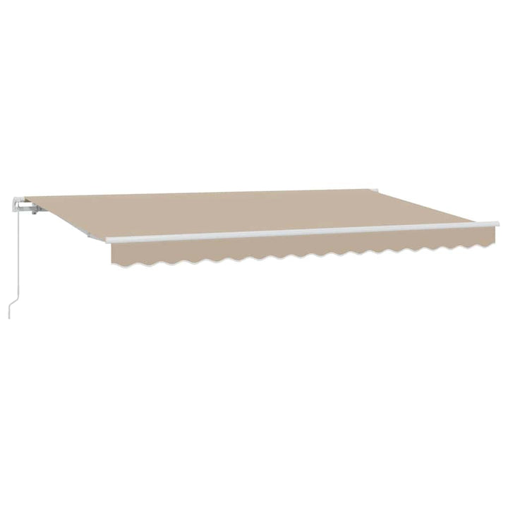 Utrækkelig Markise Beige 400 x 200 cm Stof