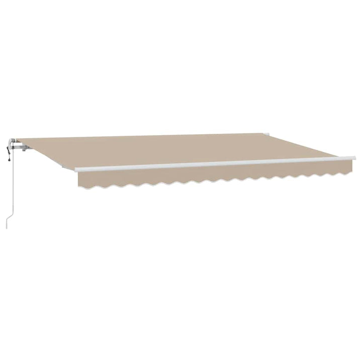 Utrækkelig Markise Beige 400 x 200 cm Stof