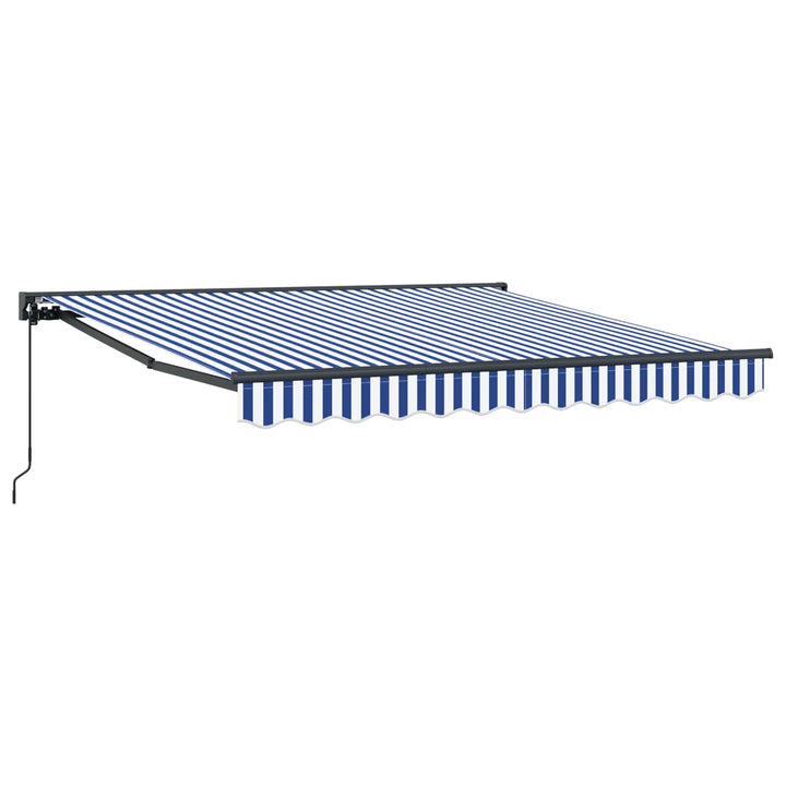 Markiseramme Blå og Hvid 300 x 250 cm