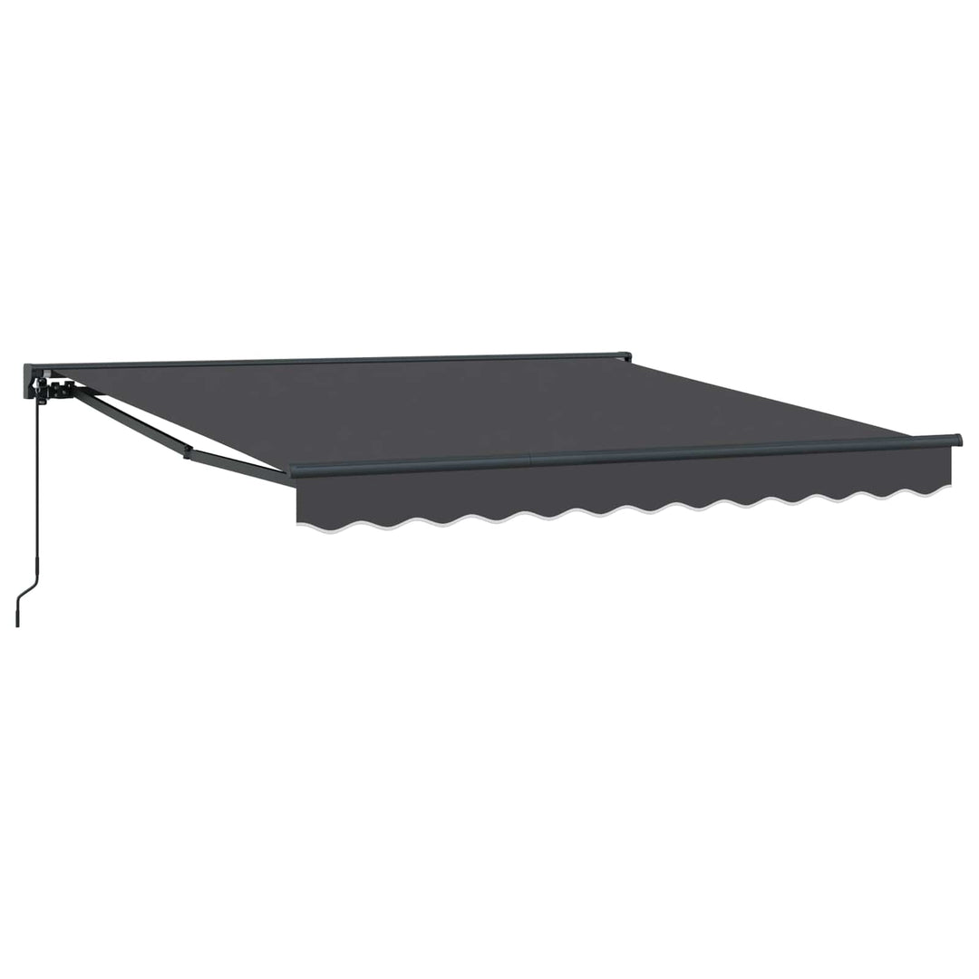 Markiseramme Antracit 300 x 250 cm Polyester med PU belægning
