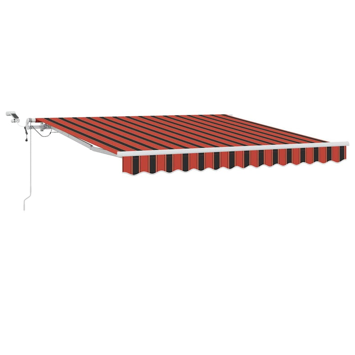 Markiseduge Orange og Brun 300 x 250 cm Polyester