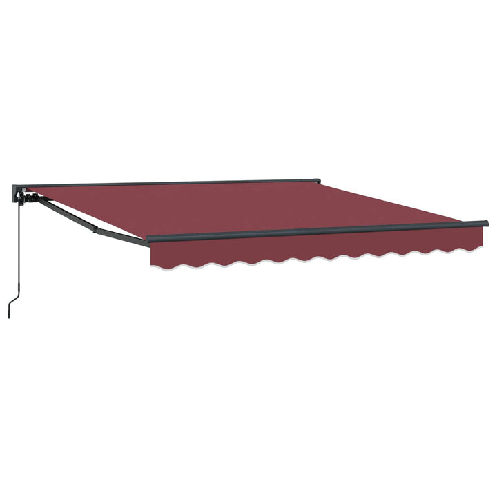 Markiseramme Bordeaux 300 x 250 cm Polyester med PU belægning