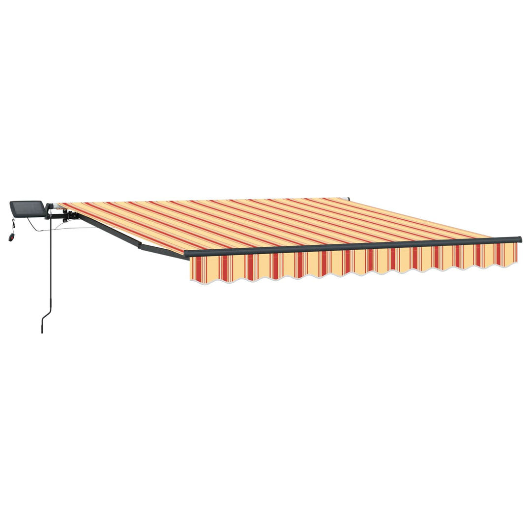 Udtrækkelig markise Gul og orange 300 x 250 cm
