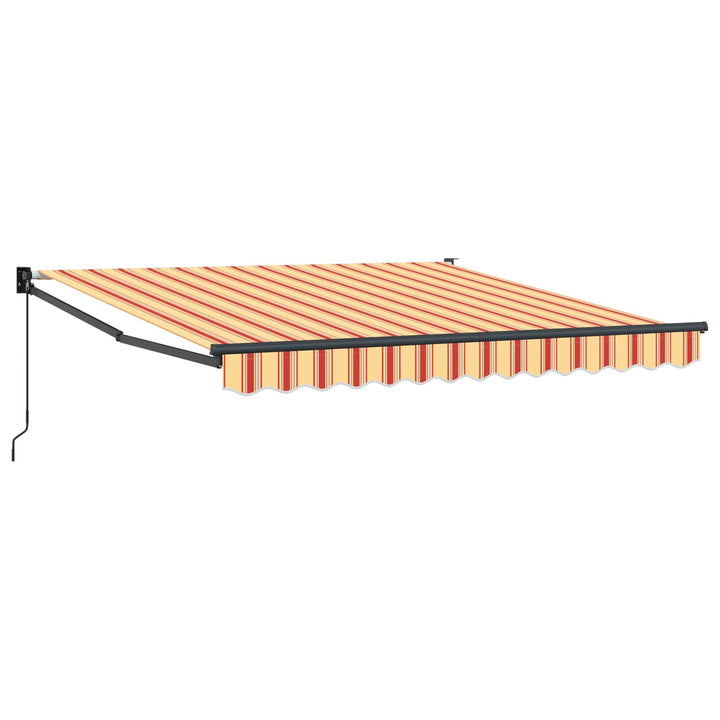 Udtrækkelig markise Gul og orange 300 x 250 cm