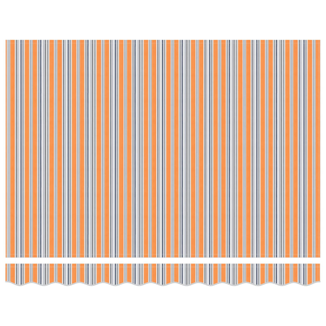 Markiseramme Blå og Orange 300 x 250 cm