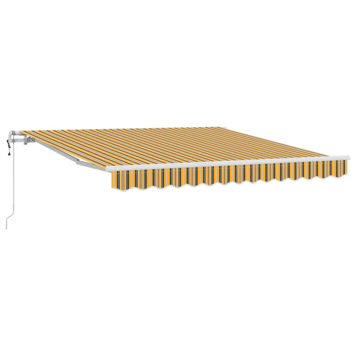 Udtrækkelig markise Flerfarvet 300 x 250 cm Stof og aluminium