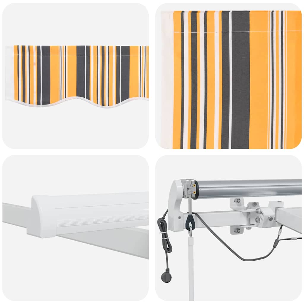 Markiseduge Flerfarvet 300 x 250 cm Polyester