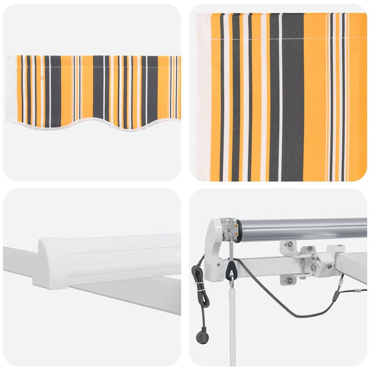 Markiseduge Flerfarvet 300 x 250 cm Polyester