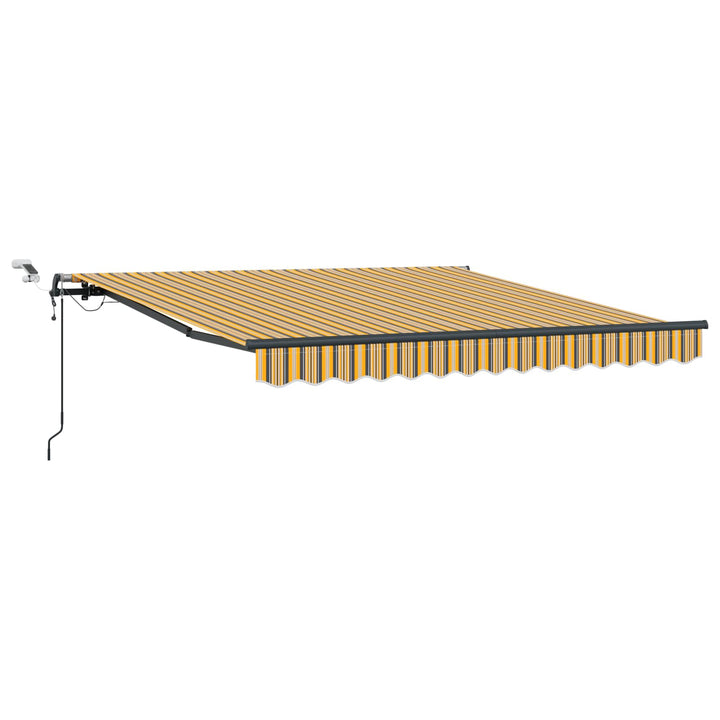 Udtrækkelig markise Flerfarvet 300 x 250 cm Polyester