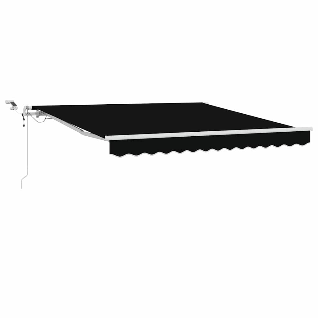 Markiseduge Sort 300 x 250 cm Polyester