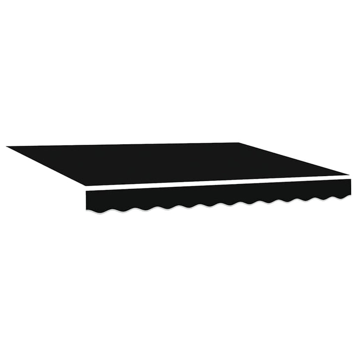 Markiseduge Sort 300 x 250 cm Polyester