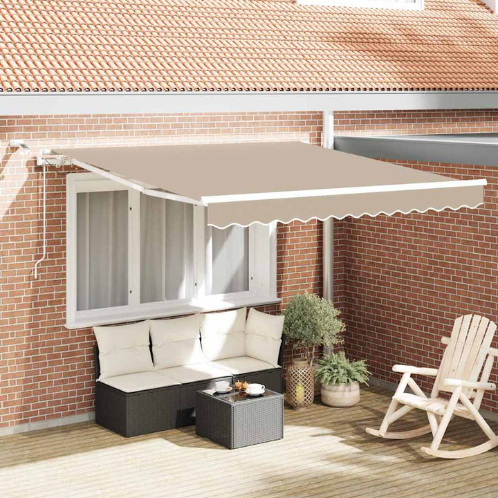 Markiseduge Beige 300 x 250 cm Polyester