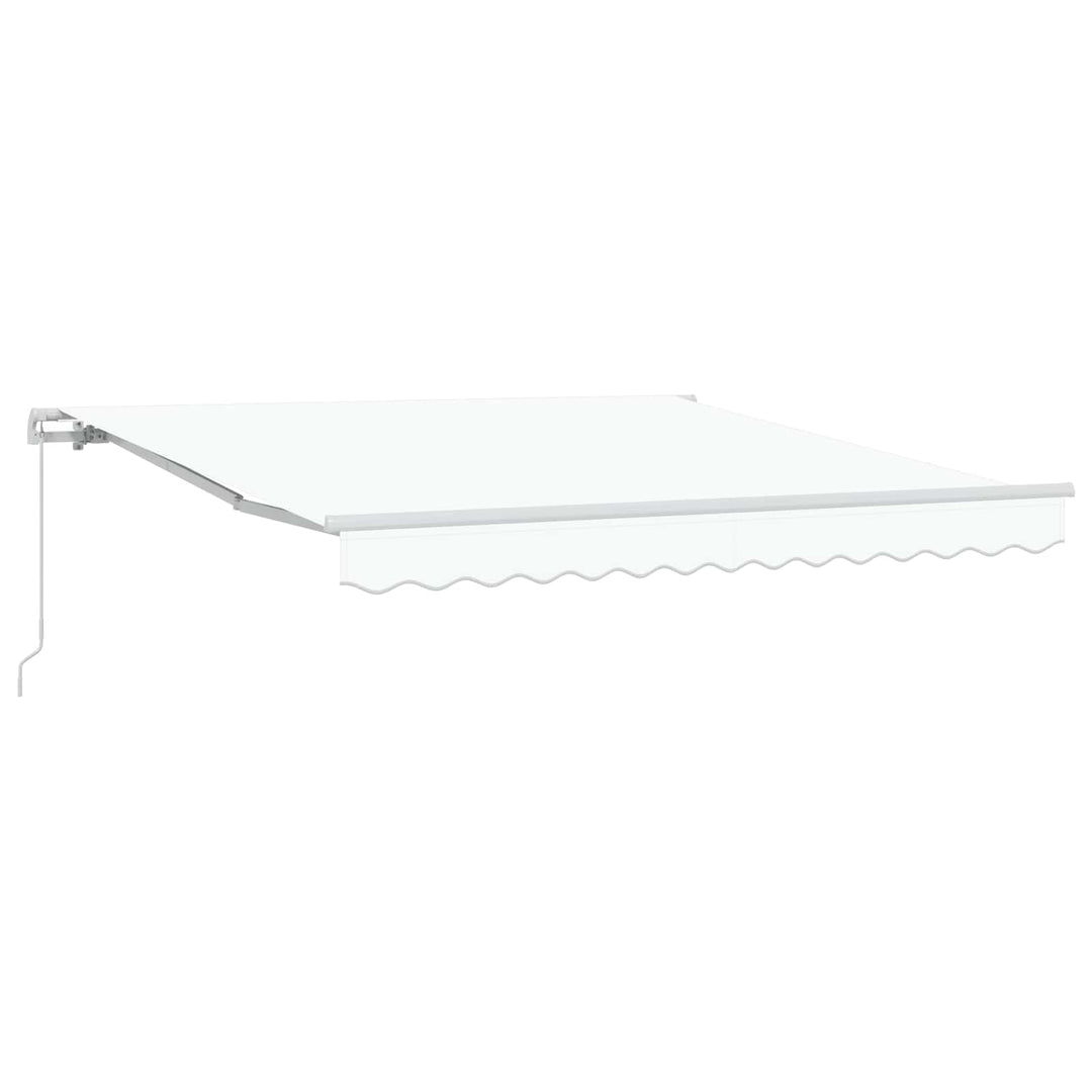 Udtrækkelig markise Hvid 300 x 250 x 165 cm