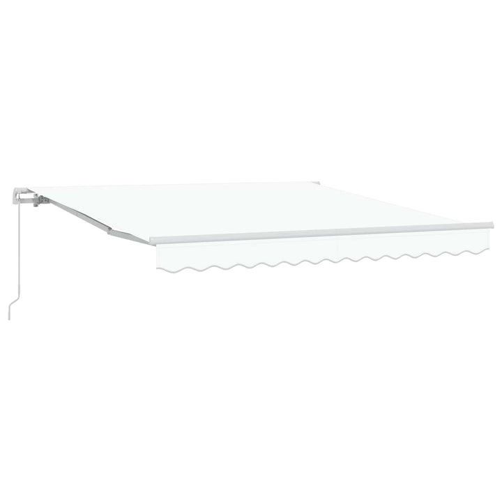 Udtrækkelig markise Hvid 300 x 250 x 165 cm