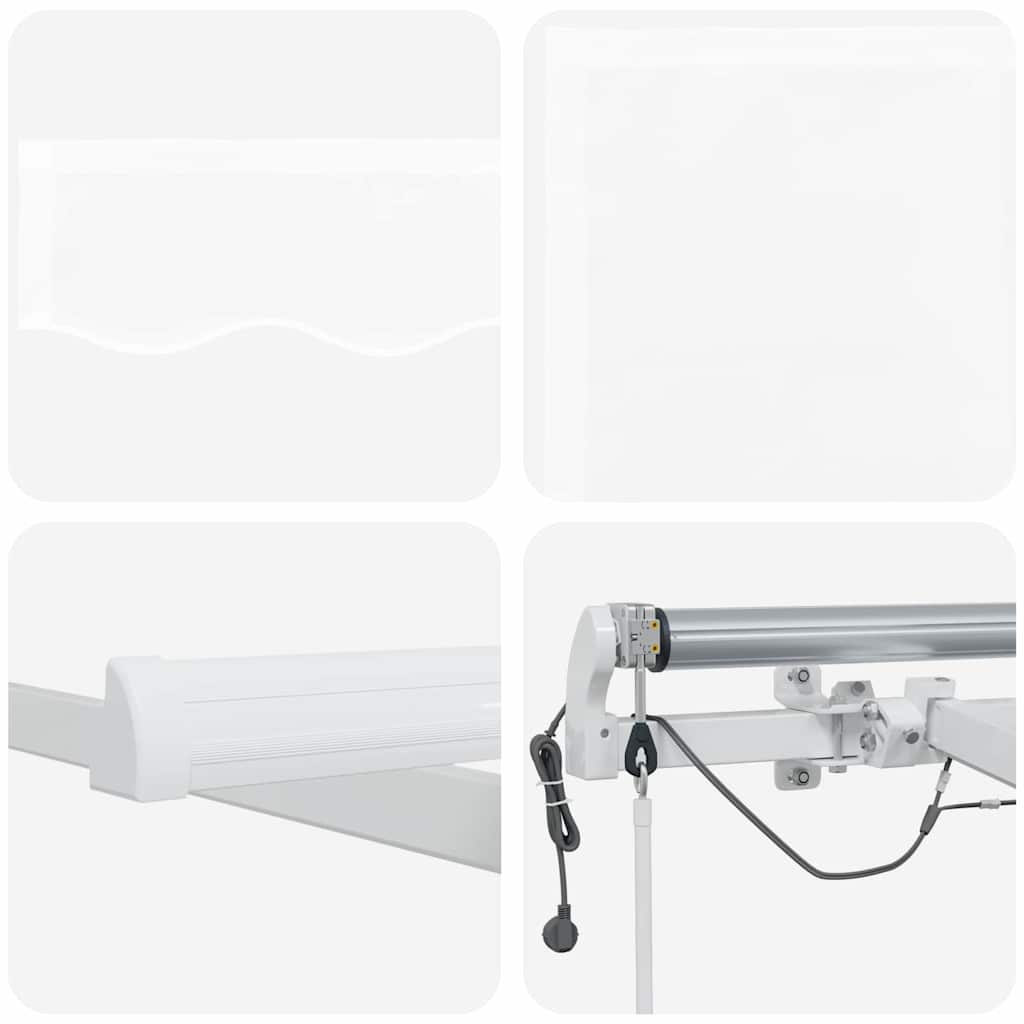 Markiseduge Hvid 300 x 250 cm Polyester