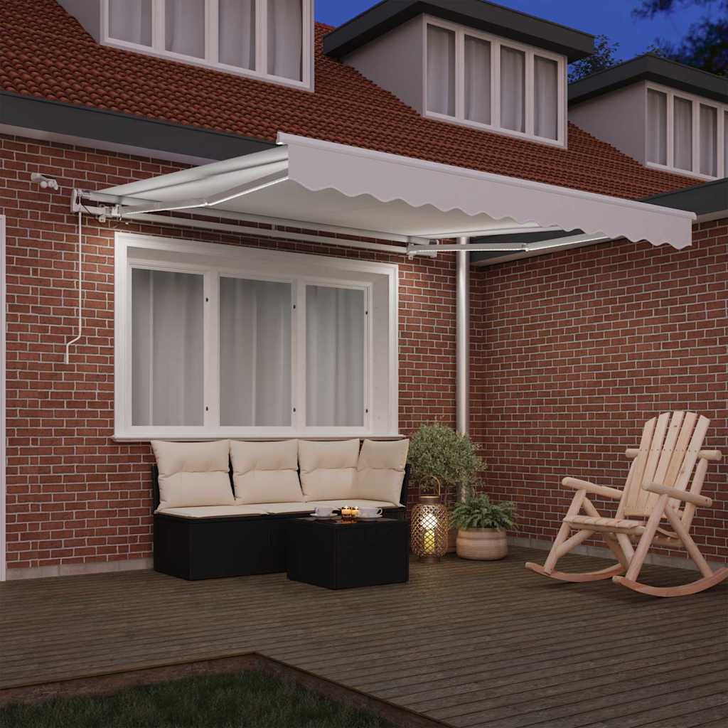 Markiseduge Hvid 300 x 250 cm Polyester