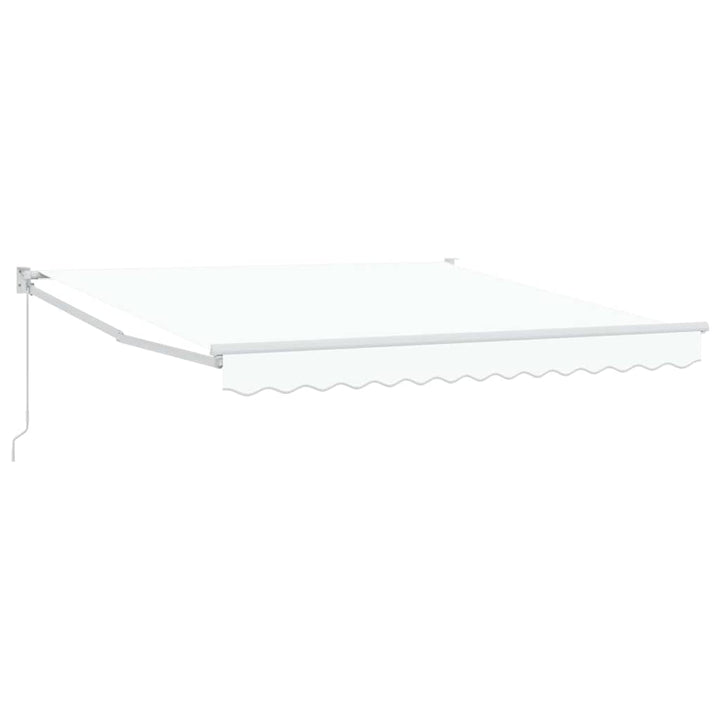 Udtrækkelig markise Hvid 300 x 250 x 165 cm