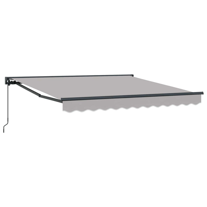 Markiseramme Lysegrå 300 x 250 cm Polyester med PU belægning