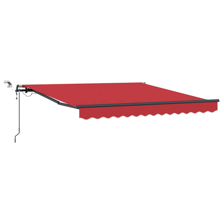 Udtrækkelig markise Rød 300 x 250 cm Polyester
