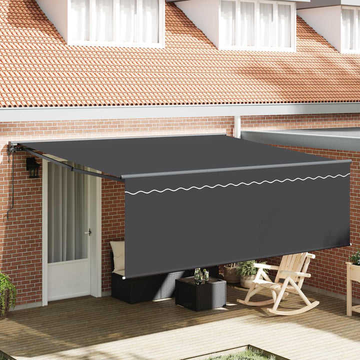 Markiseramme Gul og Hvid 350 x 250 cm