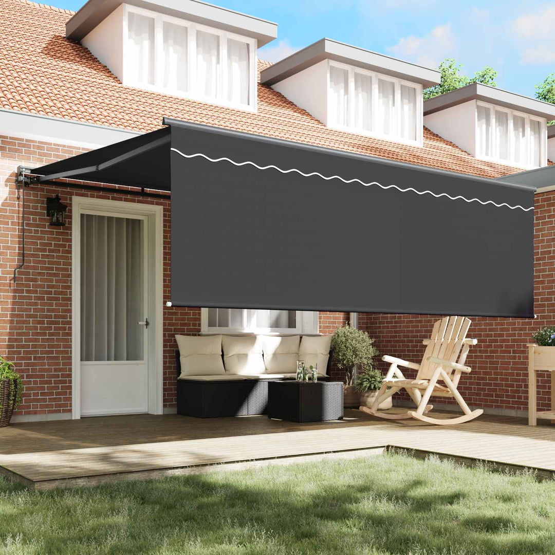 Markiseramme Gul og Hvid 350 x 250 cm
