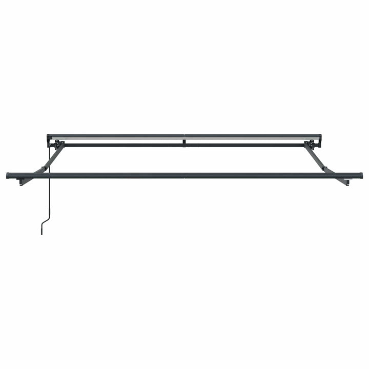 Markiseramme Antracit 350 x 250 cm Polyester med PU belægning