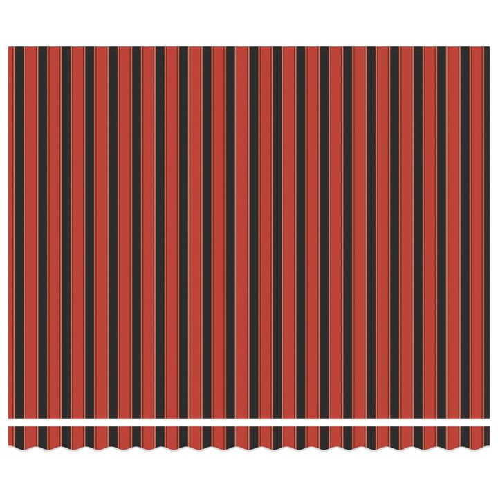 Udtrækkelig markise Orange og Brun 350 x 250 cm Polyester