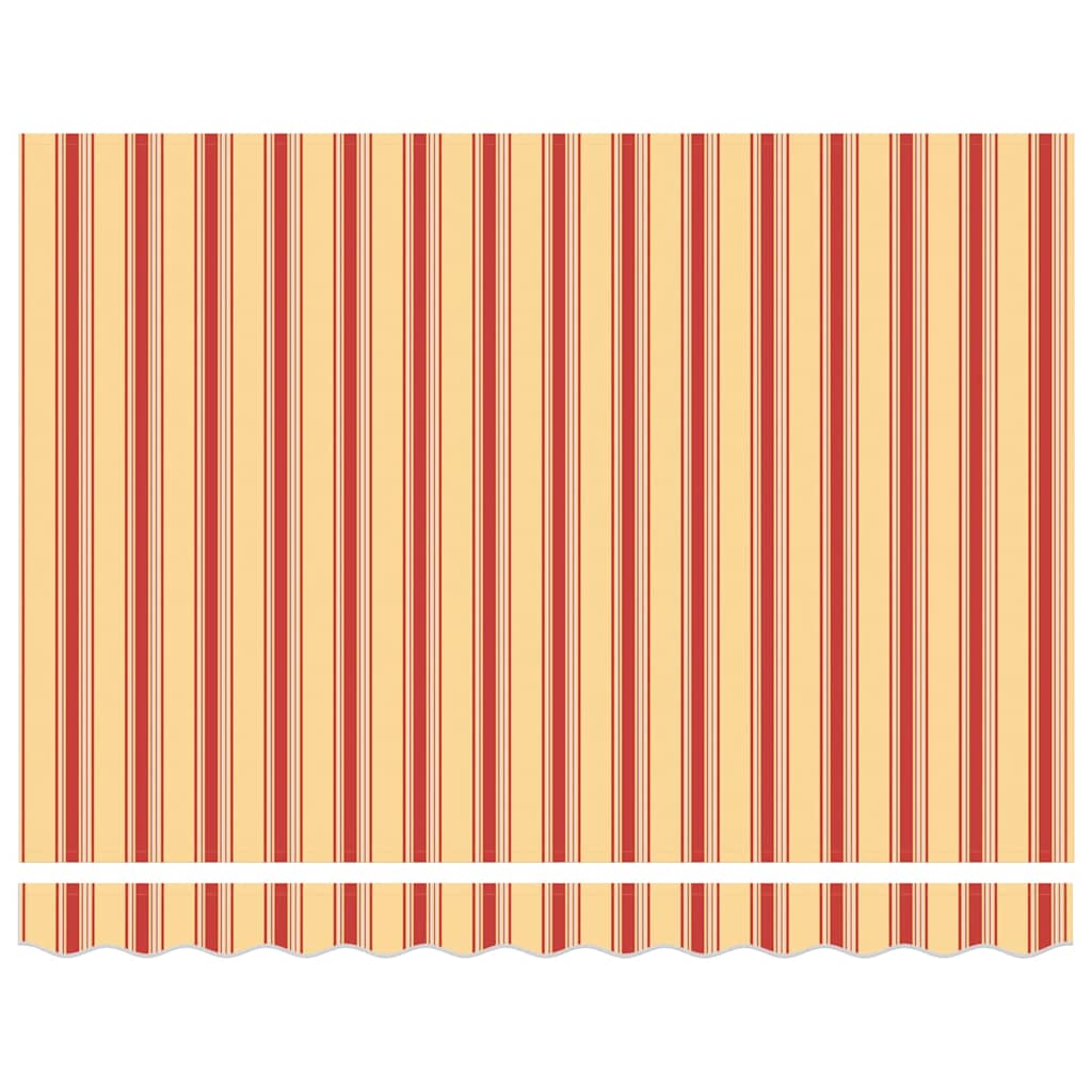 Udtrækkelig markise Gul og orange 350 x 250 x 165 cm
