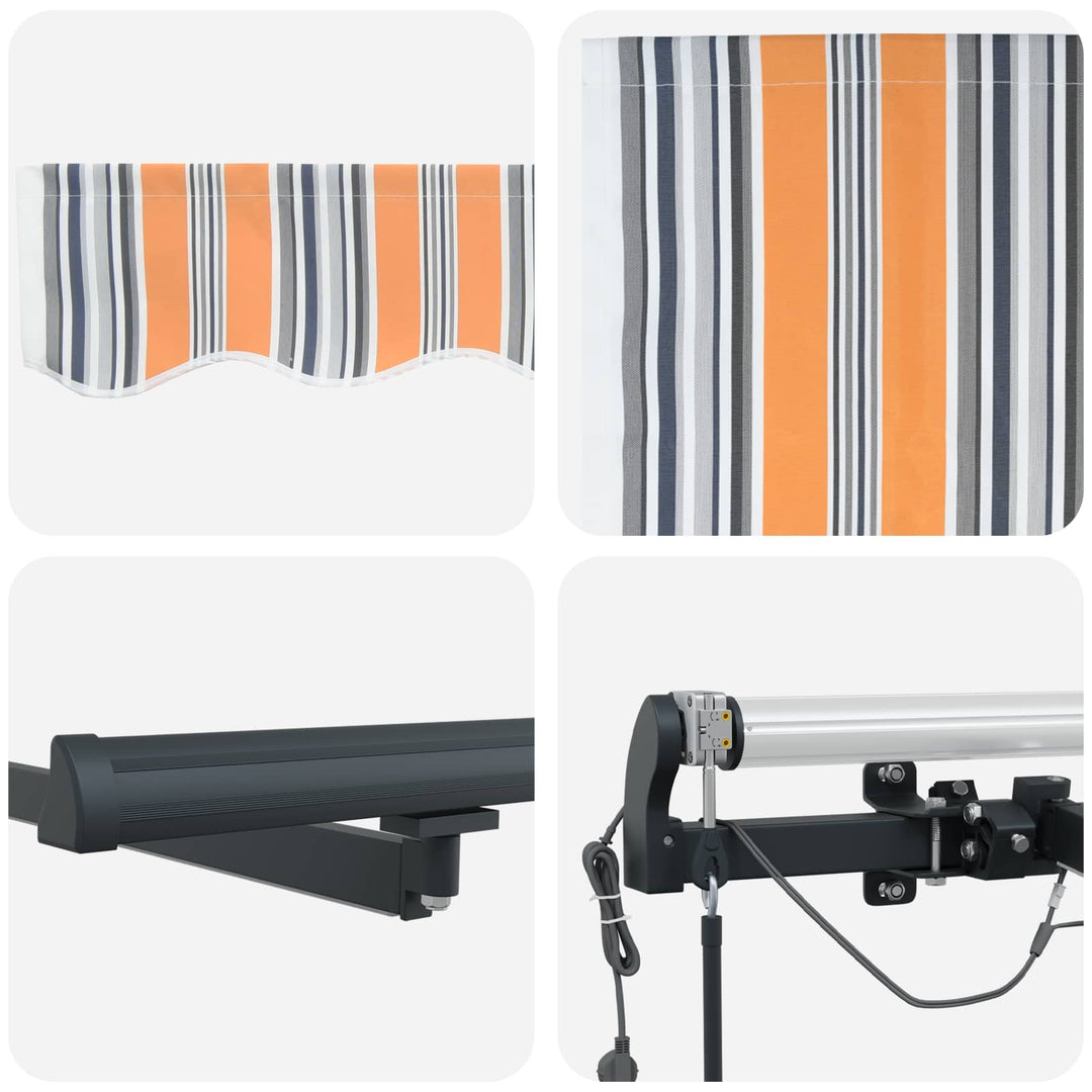 Markiseduge Flerfarvet 350 x 250 cm Polyester