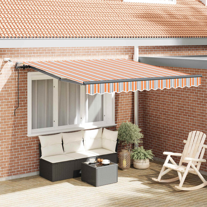 Markiseduge Flerfarvet 350 x 250 cm Polyester