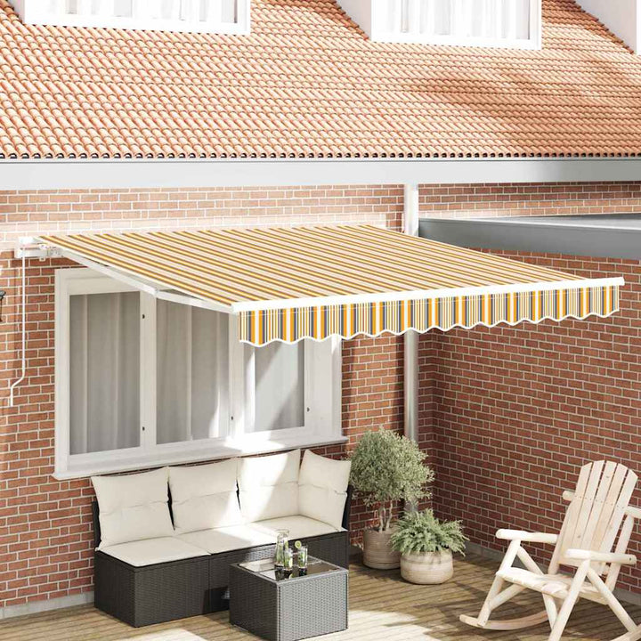 Udtrækkelig markise Flerfarvet 350 x 250 cm