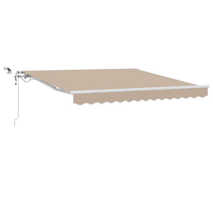 Udtrækkelig markise Beige 350 x 250 cm Polyester
