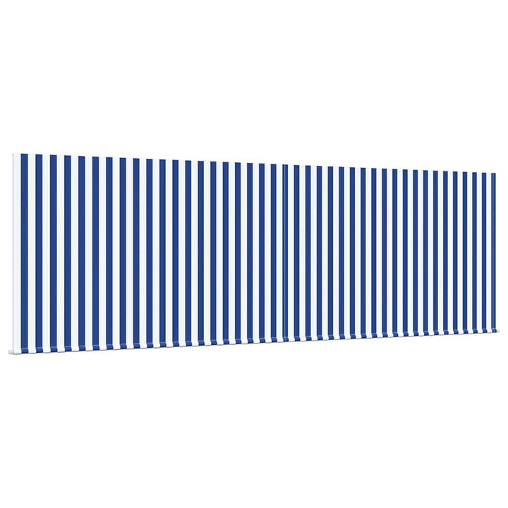 Utrækkelig Markise Blå og Hvid 400 × 300 cm
