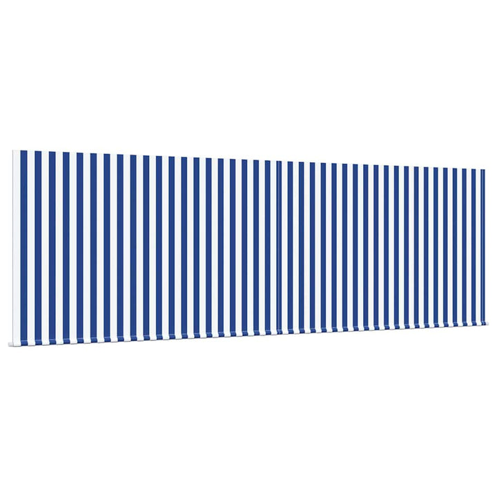 Utrækkelig Markise Blå og Hvid 400 × 300 cm