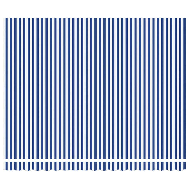 Utrækkelig Markise Blå og Hvid 400 × 300 cm