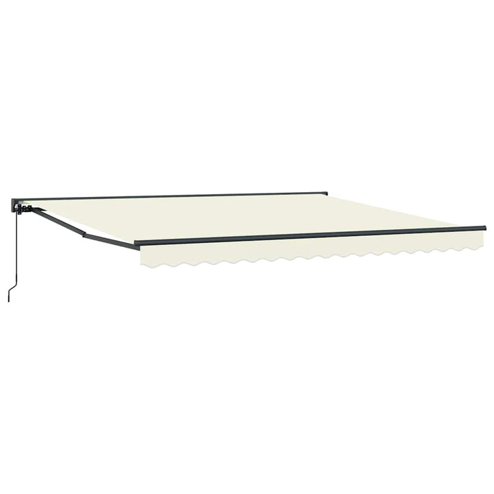 Markiseramme Creme 400 × 300 cm Polyester med PU belægning