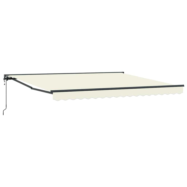 Markiseramme Creme 400 × 300 cm Polyester med PU belægning
