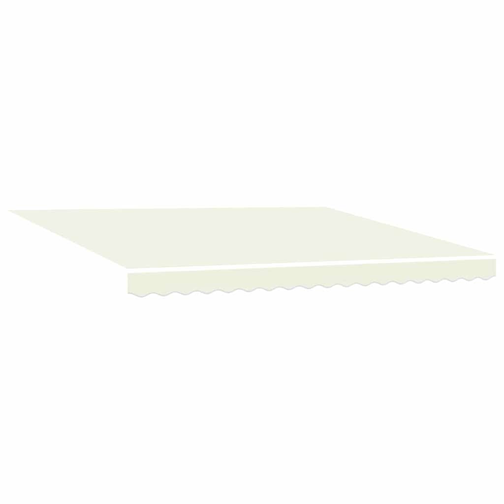 Utrækkelig Markise Creme 400 × 300 cm Polyester og Aluminium