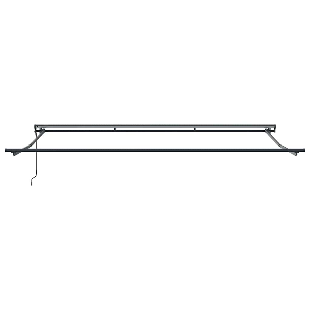 Utrækkelig Markise Antracit 400 × 300 cm Polyester og Aluminium
