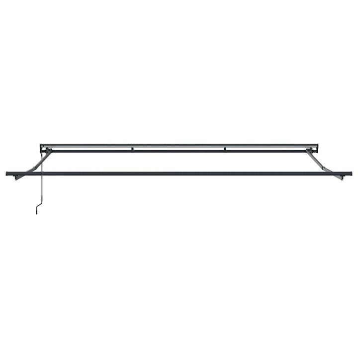 Utrækkelig Markise Antracit 400 × 300 cm Polyester og Aluminium