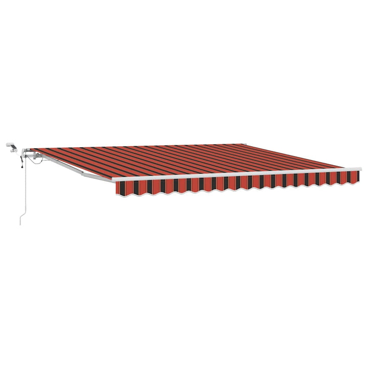 Utrækkelig Markise Orange og Brun 400 × 300 cm