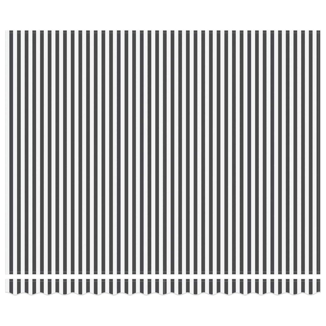 Markiseramme Anthracit og hvid 400 × 300 cm