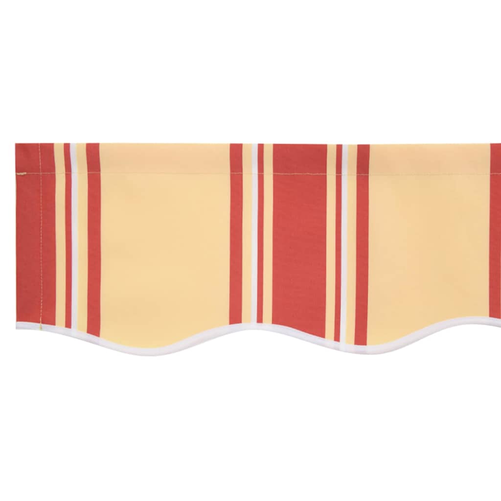 Markise Gul og orange 400 × 300 cm Polyester og metal
