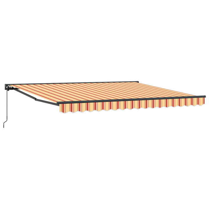 Markiseramme Flerfarvet 400 × 300 cm Polyester med PU belægning
